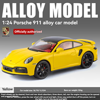 Voiture miniature ZG Porsche Supercar avec son et lumière, jouet de collection en métal à rétrofriction