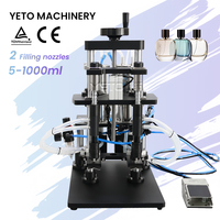 Machine de remplissage sous vide YETO pour flacons de parfum en verre de 10 ml, 30 ml, 50 ml, 100 ml, échantillons de parfum, brumes corporelles, huiles parfumées et fragrances