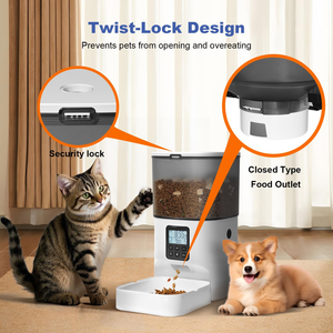 Smart Programmable Charge Portable 4L Waterproof Pet <b>Feeder</b> Automatic Dog/<b>Cat</b> Bowl Scale <b>Timed</b> Plastic Food Dispenser - Product Image 5