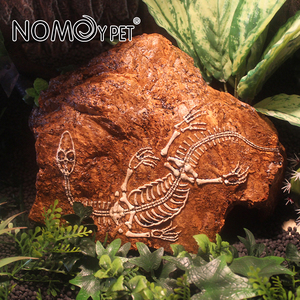 Dinosaurio de resina de alta calidad, fósil, reptil, escondite para Terrario de reptiles - Product Image 4