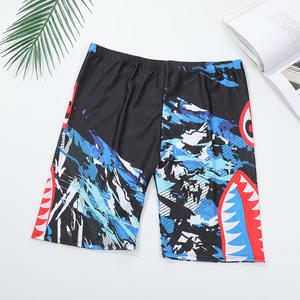 Caleçons de <span class=keywords><strong>bain</strong></span> en mousseline pour hommes avec entrejambe plat, séchage rapide, <span class=keywords><strong>grande</strong></span> <span class=keywords><strong>taille</strong></span>, haute qualité, motif dessin animé, ensemble 2 pièces 2026 - Product Image 6