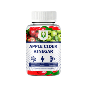 OEM ODM Apple Cider Vinegar Gummies Dietary <b>Supplement</b> with Realapples Supports Gut Health Boosts Energy Healthy Metabolism - Product Image 1