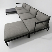 Multifunktionales Schmiedeeisen-Schlafsofa-Gestell mit Holzlatten, Minimalistisches Metalldesign für Schlafzimmer, Wohnzimmer, Apartment, Hotel