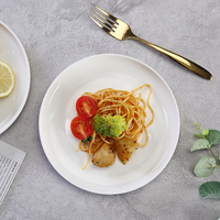 WEIYE 2026 – Assiette Ronde en Porcelaine Blanche pour Hôtels et Restaurants – Vente en Gros Direct Usine