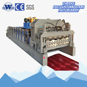 WADLEY Roof Panel <b>Making</b> <b>Machine</b> for Colored Steel <b>Tiles</b> Roll Forming 380V 0.2-0.8mm Thickness Easy Operation - Product Image 1