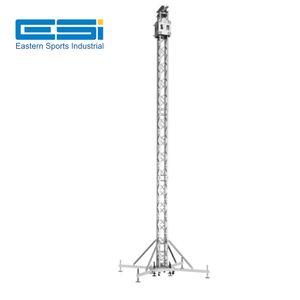 Torre de armadura de aleación de aluminio ESI con placa base para decoración de eventos, bodas, ferias comerciales, personalizable - Product Image 5