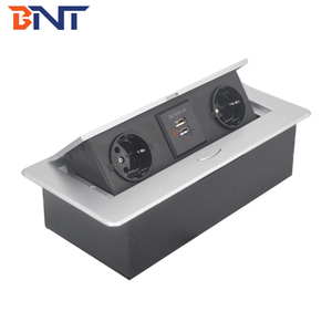2 EU điện 2 USB sạc <span class=keywords><strong>pop</strong></span>-up ổ cắm Hidden bàn Grommet với 10A đánh giá RJ45 Mạng IP44 cấp cho máy tính để bàn hội nghị bảng - Product Image 3