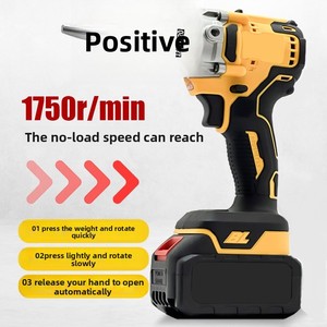 <span class=keywords><strong>Taladro</strong></span> de Impacto Inalámbrico sin Escobillas de 13 mm, 21 V, Iones de Litio, Alta Potencia, Multifunción, Atornillador Eléctrico, 120 Nm de Torque, 50 mm de Perforación - Product Image 3
