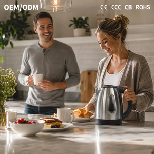 1.8 Liter Capacity Fast Boil Electric <strong>Kettle</strong> 1500W 220V 50HZ Smooth Surface Finish Boil Dry Protection Household Use OEM KE02036 - Product Image 1