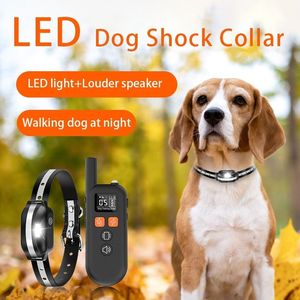 Collier de dressage pour chien rechargeable et étanche, collier de choc pour chien, 5 modèles anti-aboiement pour chiens de petite, moyenne et grande taille, contrôle de 3 chiens - Product Image 5