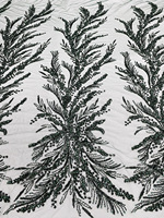 Magnifique robe de soirée vintage luxueuse avec motif floral 3D brodé, dentelle en maille, applique perlée, 100% polyester