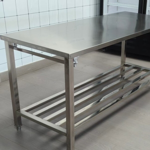 Banco de Trabajo Plegable de Acero Inoxidable VCT Modelo 201 de 0.8 mm, Capacidad de 300 kg, para Uso en Panaderías y Restaurantes - Product Image 3