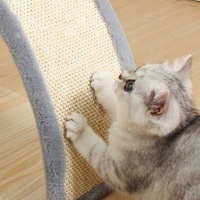 Gros régulier réversible grand large ondulé cataire chat d'intérieur carton chat griffoir