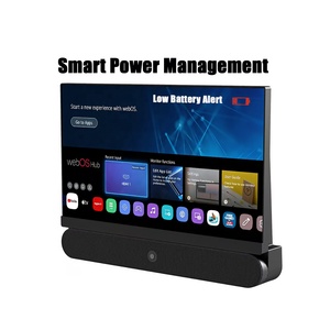 Téléviseur intelligent portable Webos de 24 pouces, 12 V CC, autonomie de 3 heures, <span class=keywords><strong>pour</strong></span> la cuisine, le <span class=keywords><strong>camping</strong></span>, les espaces extérieurs - Product Image 4