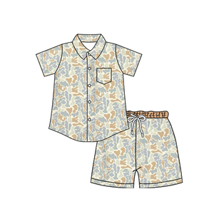 T-shirt personnalisé BT1780 à imprimé tortue bleue pour bébé garçon, manches courtes, vêtements d'été pour enfant - Product Image 2