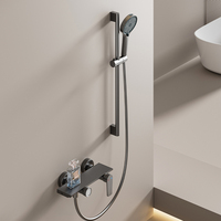 Ensemble de douche complet Salle de bain intelligente moderne portable Ensemble de douche murale cascade Prix d'usine
