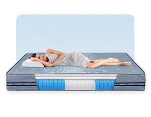 Matelas de luxe en mousse à mémoire de forme et ressorts ensachés de qualité supérieure, taille King, en gros - Product Image 4