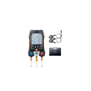 Authentic Product Testo 550s Basic Kit - Smart Digital Manifold with Wired Clamp <b>Temperature</b> <b>Probes</b> - Product Image 1