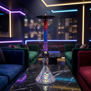 Set de Shisha Acrílica Estilo Achievement con Estructura de Tubo de Cobre para Uso en Discotecas y Salones - Product Image 2