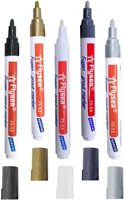 Stylo à joint imperméable blanc, blanchisseur et restaurateur de joints pour sols en carrelage - Pointe oblique de 3 mm, peinture permanente et marqueur à ciment