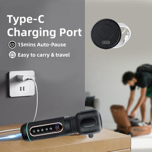 Pistola Masajeadora Facial Muscular Profesional de 4 Cabezales con Vibración para Tejido Profundo y Masaje Corporal Deportivo - Product Image 5