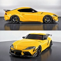 Spoiler Posteriore in Fibra di Carbonio Stile AD per Toyota Supra A90 A91 MK5 2019+, Kit Carrozzeria, Accessori Auto, Paraurti