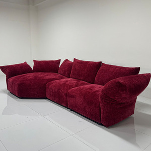 Canapé Modulaire Moderne Cloud, Ensemble de Canapés pour Salon, Style Bouclé de Luxe, Tissu Chenille, Canapé Pétale avec Rembourrage en Duvet - Product Image 4