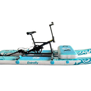 Magazzino UE Aliscafo gonfiabile galleggiante ciclo acqua di mare del pedale della bici barca prezzo per la vendita - Product Image 2