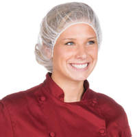 Bonnet anti-statique jetable en PP non tissé à bande adhésive pour l'industrie semi-conductrice