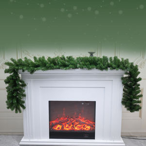 พวงมาลัยหวายพลาสติก PVC สีเขียว ขนาด 2.7 เมตร สำหรับตกแต่งฉากสไตล์ยุโรป ผลิตในจีน เหมาะสำหรับตกแต่งหน้าร้าน ห้างสรรพสินค้า และสถานที่ต่างๆ - Product Image 1