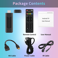 Topleo TV Stick 4K Android TV Box Set Top Box Económico Fire Q6 Game 4K EU Smart Android TV Stick