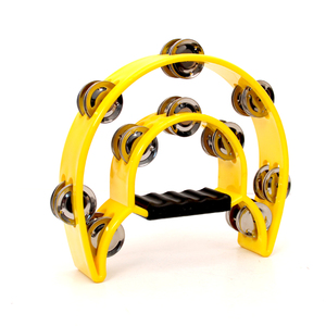 <span class=keywords><strong>Tambourin</strong></span> à double rangée avec grelots métalliques, tambour de percussion à main en <span class=keywords><strong>demi</strong></span>-<span class=keywords><strong>lune</strong></span> pour enfants et adultes, idéal pour KTV, fêtes, églises et éducation musicale - Product Image 5