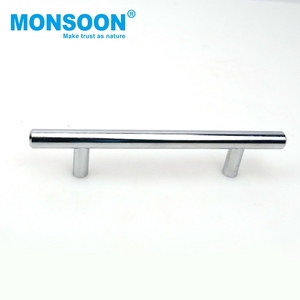 Furniture Fitting Bedroom 96mm Stainless Steel T-bar Tube Cabinet Handle Kitchen Drawer Pull Lever Handles for kitchen cabinets - Product Image 4