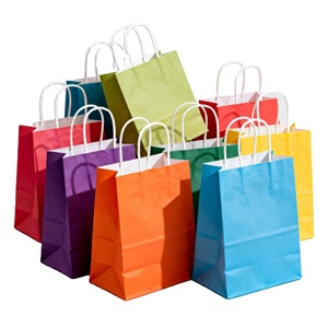 Bolsa de Regalo de Papel Kraft de Lujo, Reciclable y Desechable, de 27*21*11 cm, con Impresión Flexográfica a Color y Logotipo Personalizado - Product Image 2