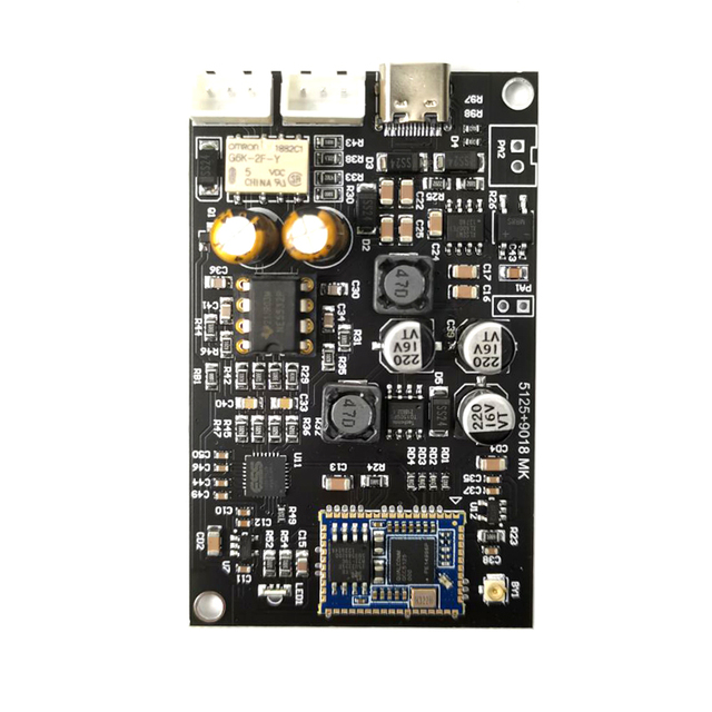 HiFi QCC5125 Bluetooth 5.1 Adapter Receiver APTX HD LDAC ES9018 DAC 32bit 384kHz + Antenna for HiFi Audio Amplifier