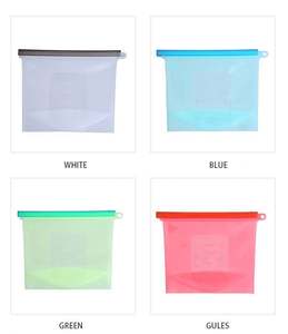 Silicona de grado alimenticio resistente a altas temperaturas personalizada para almacenamiento de camping al aire libre bolsa de mantenimiento fresco - Product Image 6