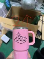 Mug isotherme double paroi en acier inoxydable, petit format (3oz, 4oz), avec poignée, pour voiture, verre à vin, tasse, gobelet