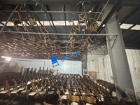 Chaise pliante en bois de bouleau massif avec siège rembourré pour banquets, conférences, églises et salles de formation