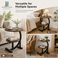 Beliebtestes Design für Zuhause und Küche: Hochwertiger Runder Ineinander Stapelbarer Multifunktionaler Kleiner Kaffeetisch