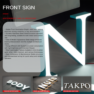 Letrero led personalizado con logotipo para pared, letras acrílicas , diseño de publicidad,, letrero led personalizado - Product Image 2