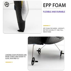 Avión de Control Remoto Zino HW 2.4G RC, Avión Eléctrico de Espuma EPP, Pequeño Avión de Combate SU35 para Exteriores, para Adultos y Niños, 100M - Product Image 4