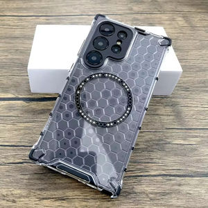 Armadura a prueba de golpes Honeycomb TPU + PC 2 en 1 funda para Samsung Galaxy S25 S24 S23 Ultra <span class=keywords><strong>Plus</strong></span> A56 A36 S24 FE compatible con carga inalámbrica - Product Image 2