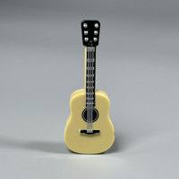 Kit de construction de petites pièces pour instruments de musique : Piano, batterie, guitare, saxophone, modèle de scène avec prise audio