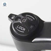Fourche de suspension 20/26 pouces pour vélo de neige à pneus larges - Course de 100/110 mm, ressort mécanique pour pneus de 4,0 pouces