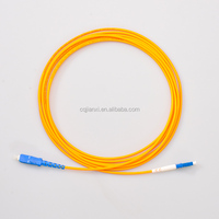 Cordon de brassage fibre optique monomode 9/125 G652D/G657A Simplex SC vers LC 2M 3M 2.0mm PVC/LSZH