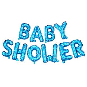 16Inch Shower Gender Reveal <b>Decorations</b> Letters <b>Balloon</b> Banner Foil <b>Balloons</b> Set Baby Boy Girl Party Supplies - Product Image 3