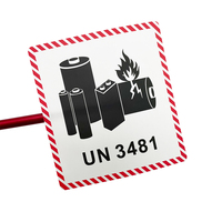 Etiquetas de advertencia de seguridad personalizadas Pegatinas Etiquetas frágiles Impresión con protección UV