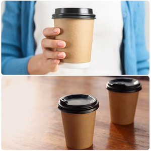 Couvercle de tasse à café en plastique PP universel jetable personnalisé avec bouchon anti-fuite et ouverture facile - Product Image 4