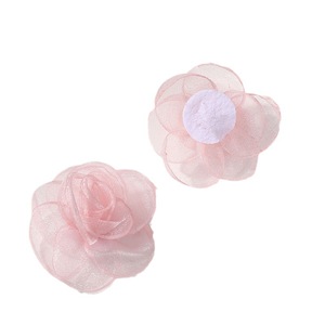 Gasa de Nieve con Borde Quemado por el Viento, Dulce y Delicada, Material para Horquillas y Pendientes Tejidos a Mano, Decoración del Hogar, Diseño Art <span class=keywords><strong>Deco</strong></span> - Product Image 1