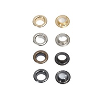 Œillet rond en métal antirouille, accessoire bouton-œillet creux pour machines à œillets de chaussures